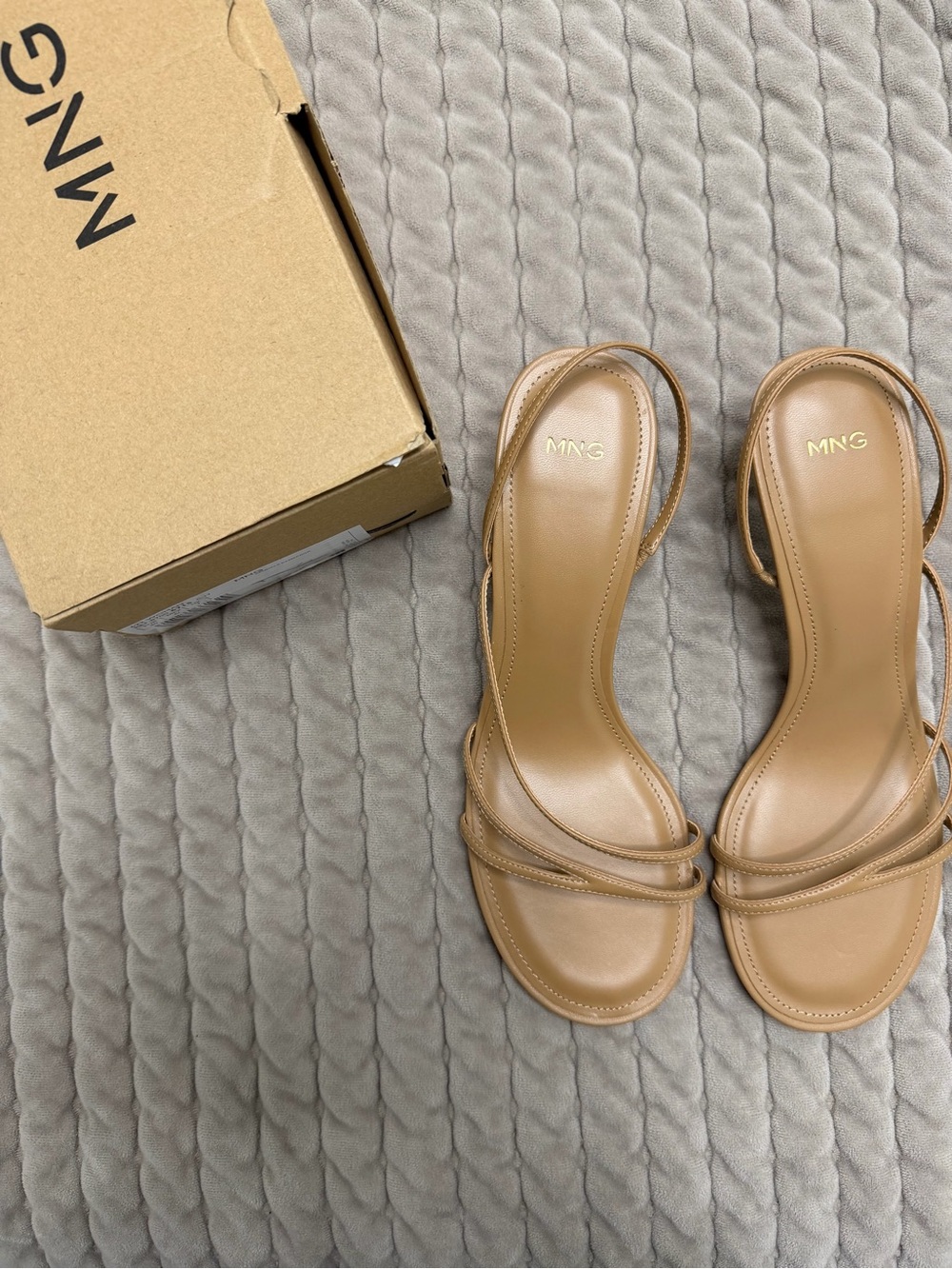 Mango Strappy Heeled Sandals